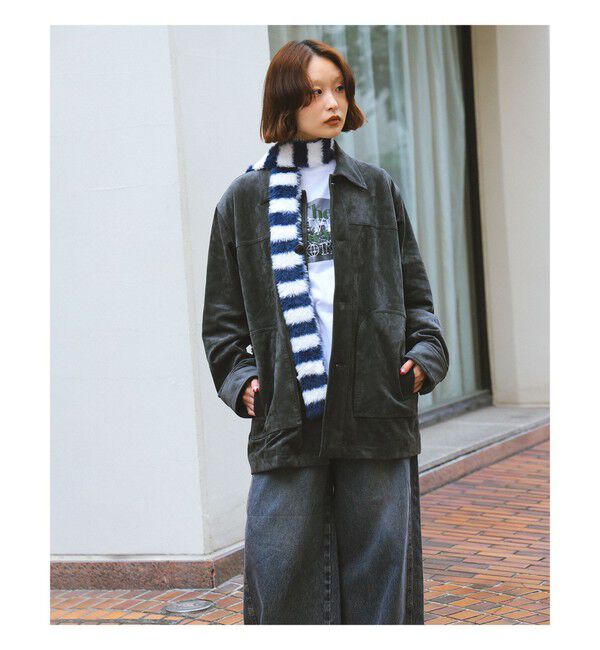 Ray BEAMS 「スリム 柄 マフラー」|マフラー|