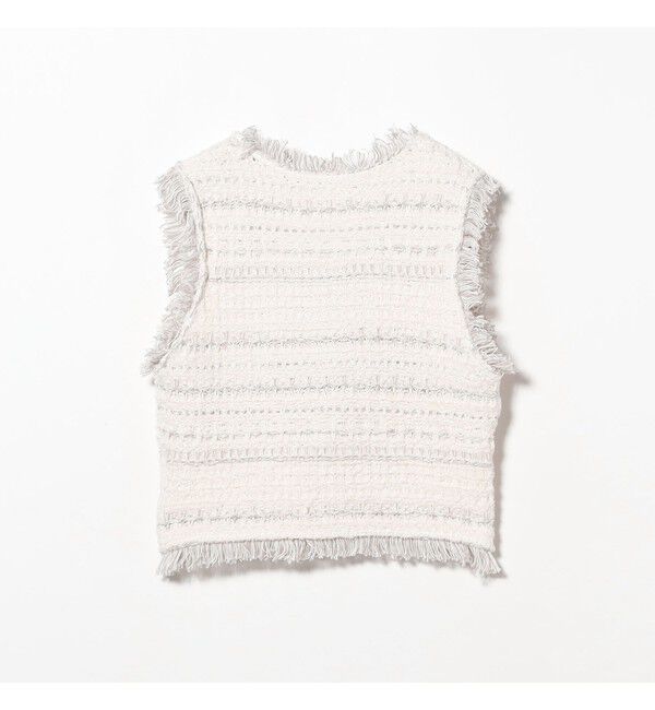 Ray BEAMS 「ツイード ニット ベスト」|ベスト・ジレ|