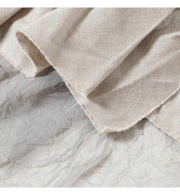 BEAMSBOY「maturely / リネンフリル アンド チュール キャミソール」|シャツ・ブラウス|