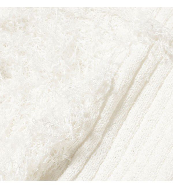 Ray BEAMS 「フリンジ Vネック ベスト」|ベスト・ジレ|