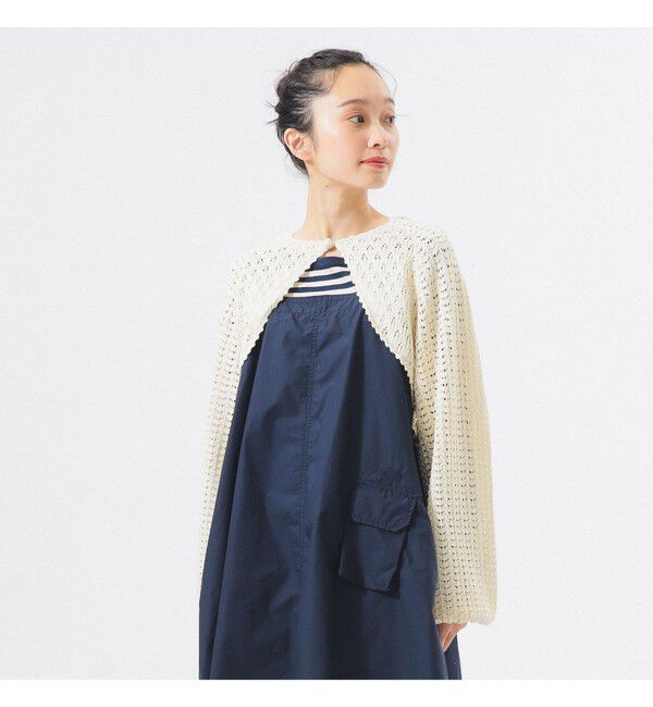 BEAMSBOY「レース ニット ボレロ」|ニット・セーター|IVORY