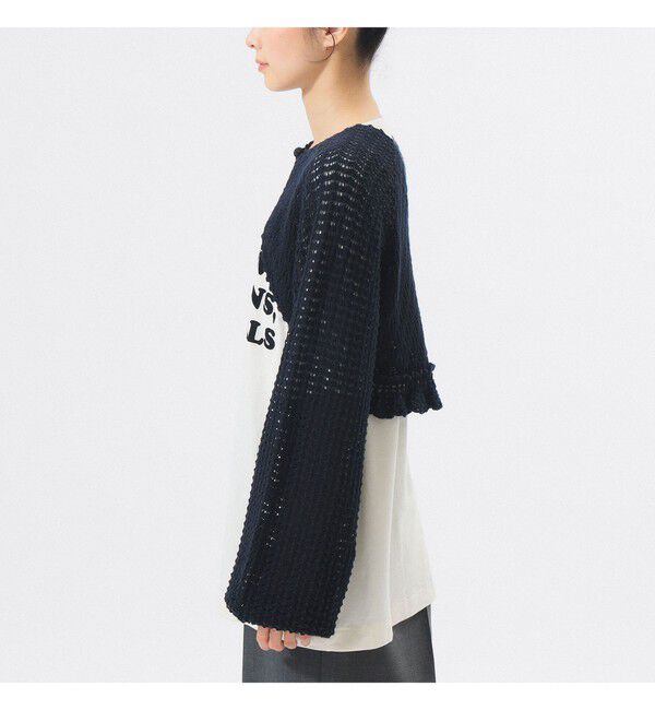 BEAMSBOY「レース ニット ボレロ」|ニット・セーター|