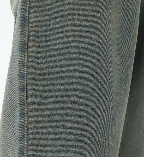 BEAMS「ワイド テーパード デニム」|デニム|