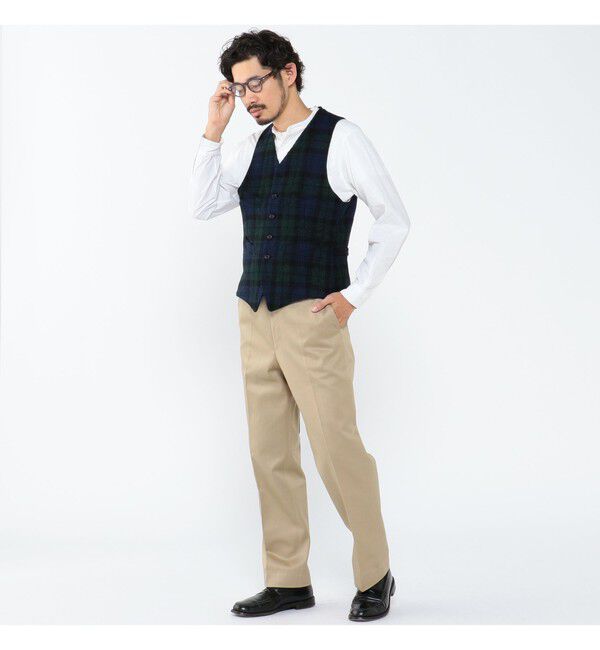 BEAMS PLUS「BEAMS PLUS / ハリスツイード ベスト」|ベスト・ジレ|