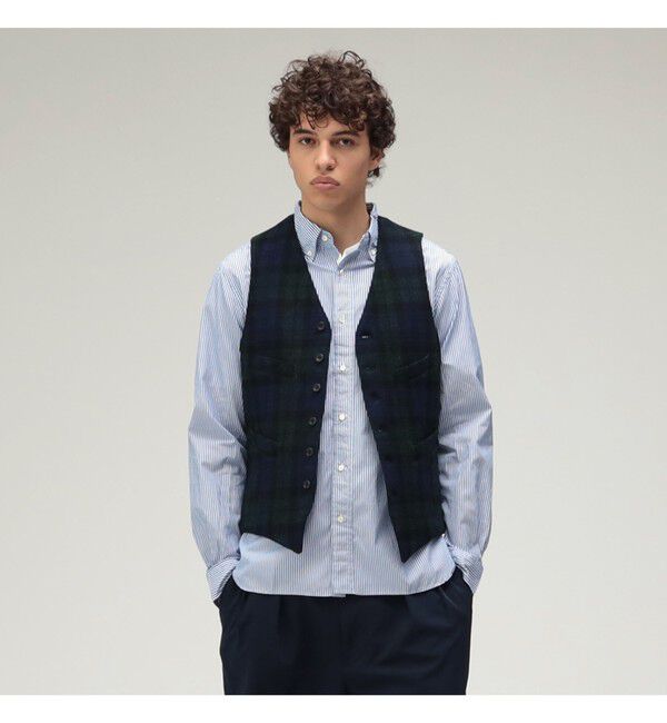 BEAMS PLUS「BEAMS PLUS / ハリスツイード ベスト」|ベスト・ジレ|