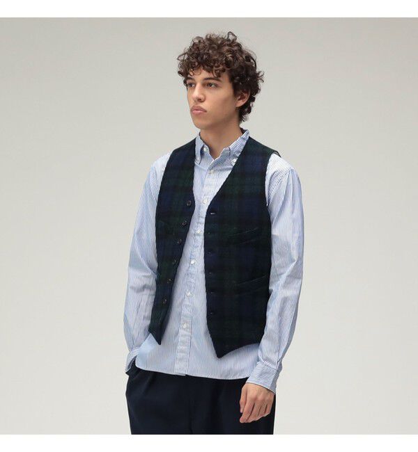 BEAMS PLUS「BEAMS PLUS / ハリスツイード ベスト」|ベスト・ジレ|