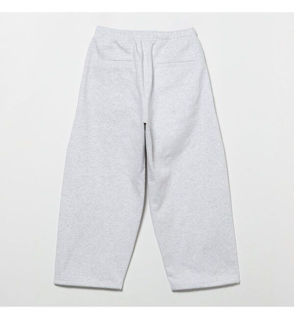 BEAMS「ワイドストレート ウィンドストップ スウェットパンツ」|チノ|