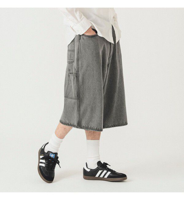 BEAMS「クォーターレングス ペインターデニム」|デニム|