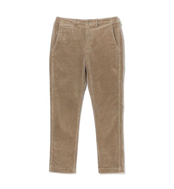 BEAMS「ストレッチテーパード コーデュロイ」|チノ|BEIGE
