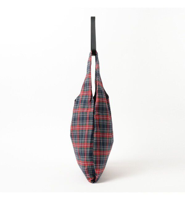 BEAMS「チェック ショッパー L」|ポーチ|