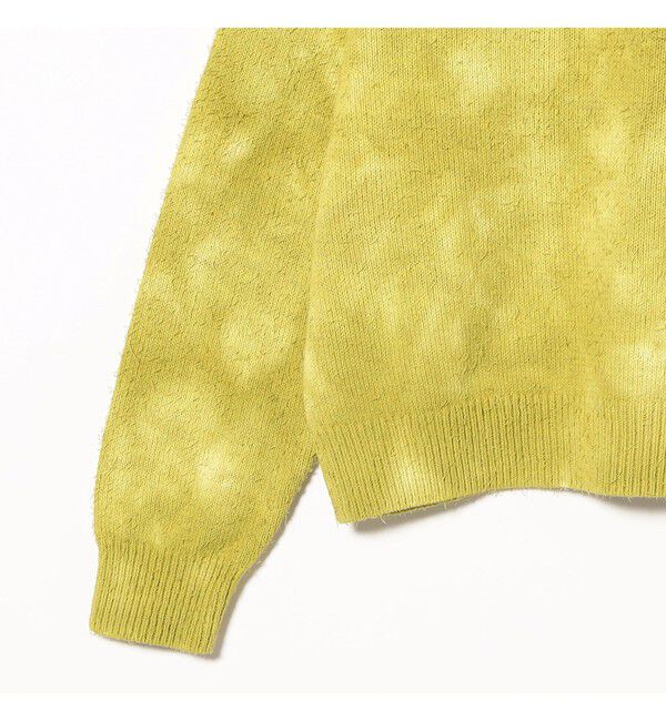 BEAMS「5ゲージ ガーメントダイ クルーネックニット」|ニット・セーター|