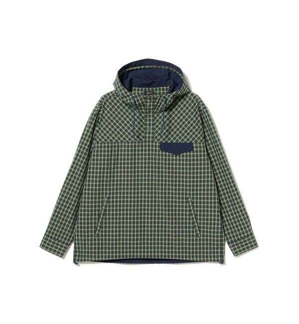 BEAMS「Check Pullover Anorack」|ブルゾン・スタジャン|BLACK_WATCH