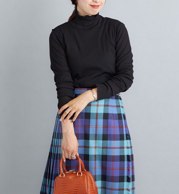 SHIPS for women「〈手洗い可能〉ドライタッチ リブ タートル」|Tシャツ・カットソー|