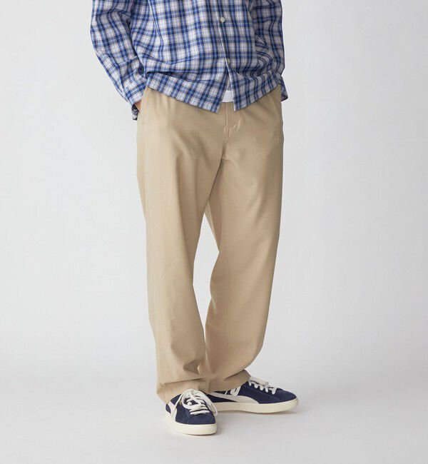 SHIPS「SHIPS:〈洗濯機可能/ストレッチ〉T/R トロピカル リラックス イージーパンツ」|チノ|