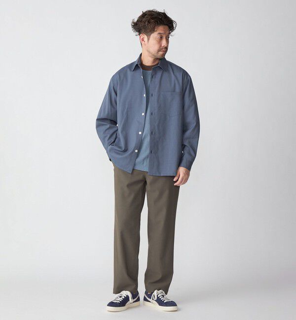 SHIPS「SHIPS:〈洗濯機可能/ストレッチ〉T/R トロピカル リラックス イージーパンツ」|チノ|