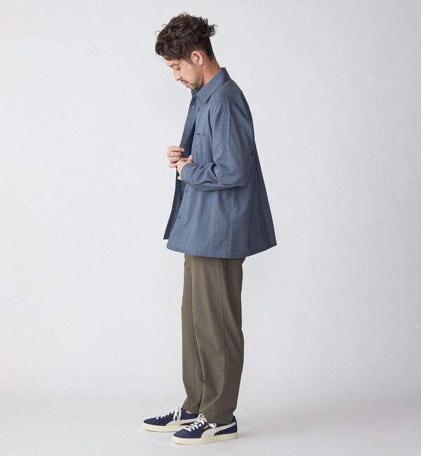 SHIPS「SHIPS:〈洗濯機可能/ストレッチ〉T/R トロピカル リラックス イージーパンツ」|チノ|