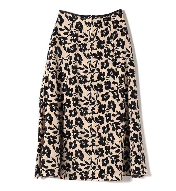 SHIPS for women「*〈手洗い可能〉ドット / 花柄 切替 セミフレア スカート ◇」|スカート|