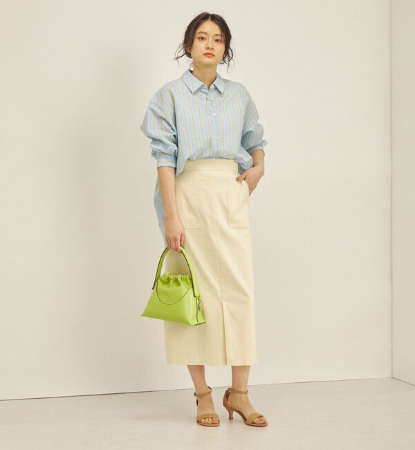 SHIPS for women「〈手洗い可能〉ハイストレッチ カラー タイト スカート」|スカート|