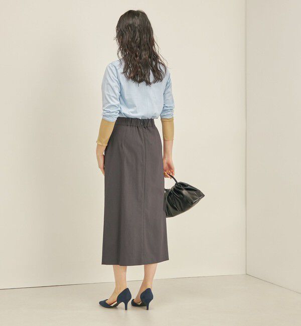 SHIPS for women「〈手洗い可能〉ハイストレッチ カラー タイト スカート」|スカート|