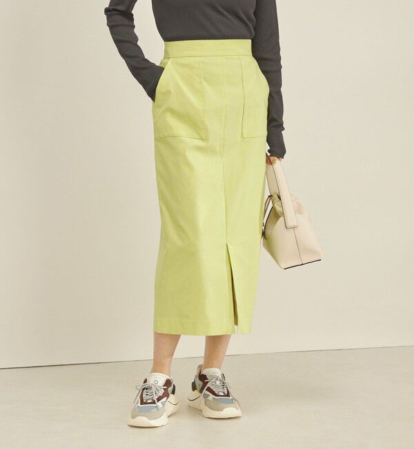 SHIPS for women「〈手洗い可能〉ハイストレッチ カラー タイト スカート」|スカート|