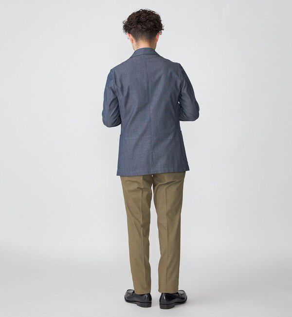 SHIPS「SHIPS: 〈ウエスト調整可能〉 ジャージ ドビー パンツ」|チノ|