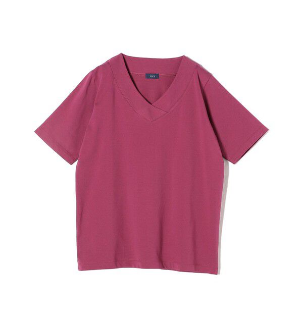 SHIPS for women「【WEB限定】〈ネックが選べる2サイズ展開〉オーガニックコットン バリエーションネック TEE」|Tシャツ・カットソー|