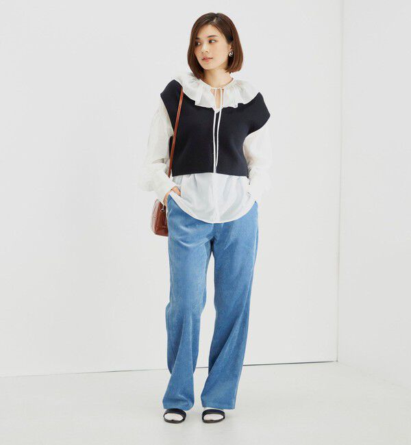 SHIPS for women「〈手洗い可能〉ストレッチ混 細 コーデュロイ スリム パンツ ◇」|その他|