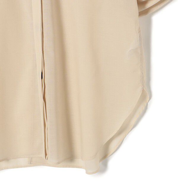 SHIPS for women「〈洗濯機可能〉ウォッシャブル ウール ボイル シャツ」|シャツ・ブラウス|