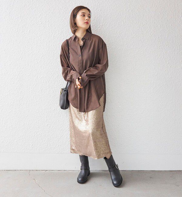 SHIPS for women「〈洗濯機可能〉ウォッシャブル ウール ボイル シャツ」|シャツ・ブラウス|