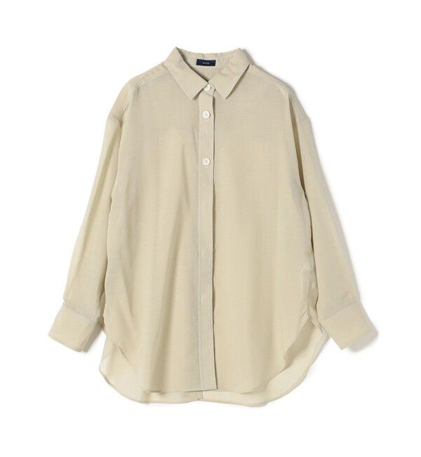 SHIPS for women「〈洗濯機可能〉ウォッシャブル ウール ボイル シャツ」|シャツ・ブラウス|