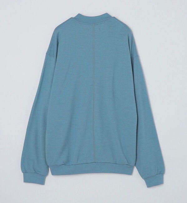 SHIPS「SHIPS: 〈抗菌消臭〉 ミルドウール ジャージー モックネック 長袖 ニットソー」|Tシャツ・カットソー|