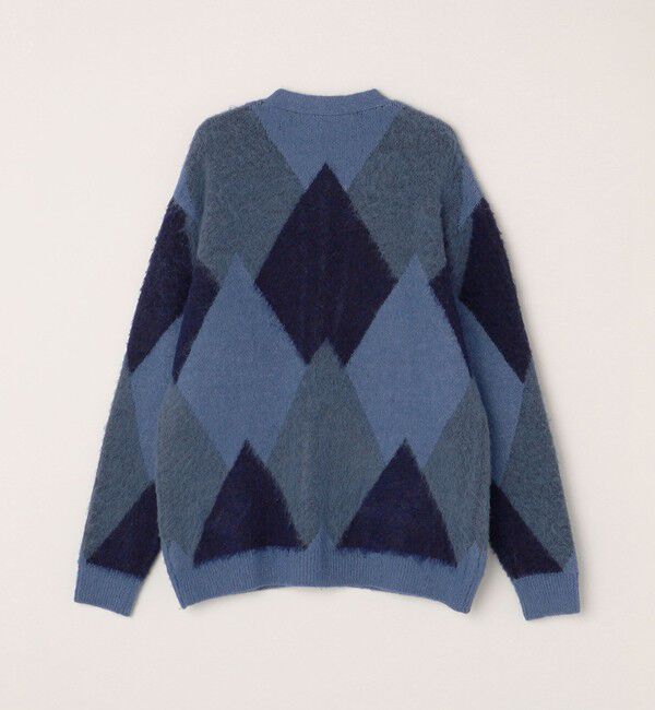 SHIPS any「SHIPS any: シャギー パターン ユニセックス ニット カーディガン 23AW◇」|カーディガン|