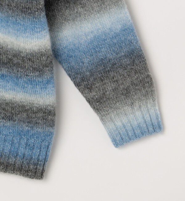 SHIPS any「SHIPS any: 〈手洗い可能〉ランダム グラデーション カラー クルーネック ニット◇」|ニット・セーター|