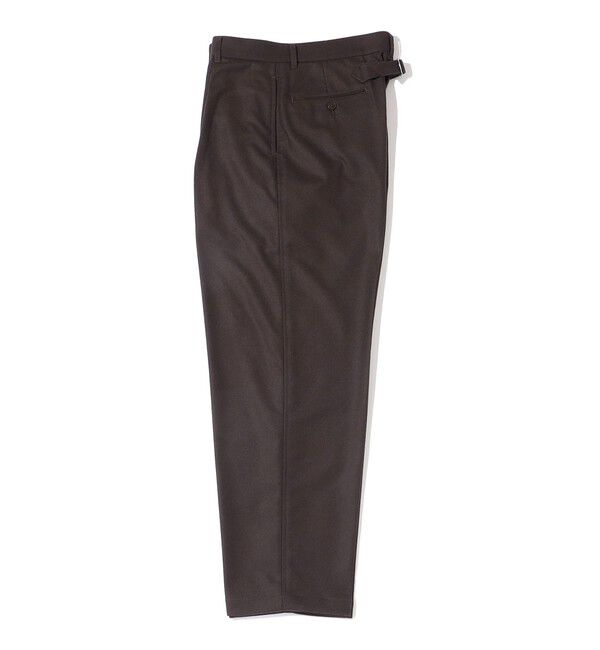 SHIPS「Southwick: Gate Label ウール 1プリーツ パンツ」|チノ|