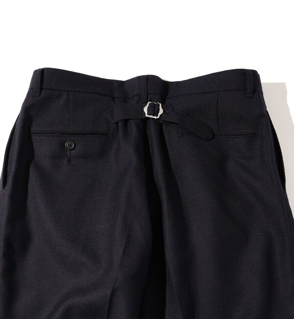 SHIPS「Southwick: Gate Label ウール 1プリーツ パンツ」|チノ|