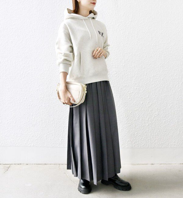 SHIPS any「SHIPS any: ウーステッド ワイド プリーツ マキシ スカート 2」|スカート|