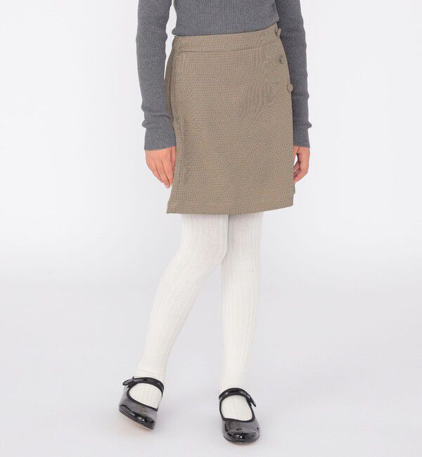 SHIPS KIDS「SHIPS KIDS:140～150cm / ラップ キュロット」|キュロット|