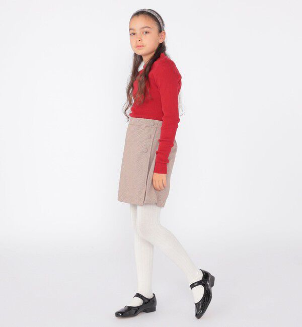 SHIPS KIDS「SHIPS KIDS:140～150cm / ラップ キュロット」|キュロット|