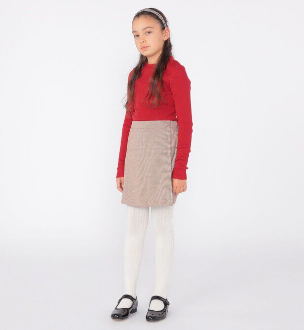 SHIPS KIDS「SHIPS KIDS:140～150cm / ラップ キュロット」|キュロット|