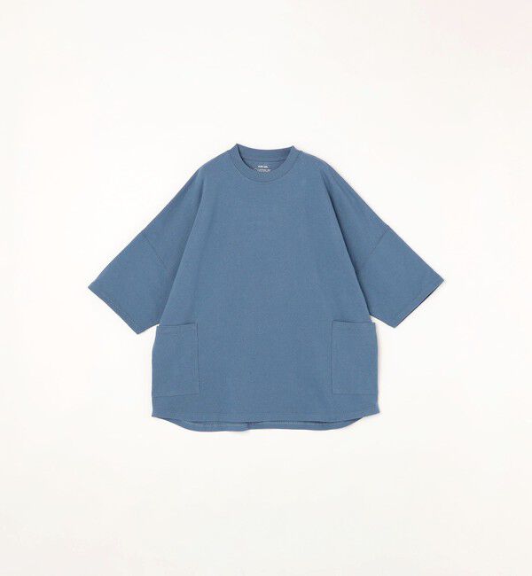 SHIPS any「SHIPS any: COTTON USA ドルマン サイド ポケット Tシャツ 24SS◇」|Tシャツ・カットソー|