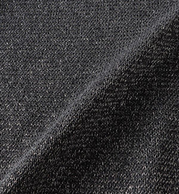 SHIPS for women「〈手洗い可能〉ラメ混 ペーパー 編地 コンビ プルオーバー ◇」|ニット・セーター|