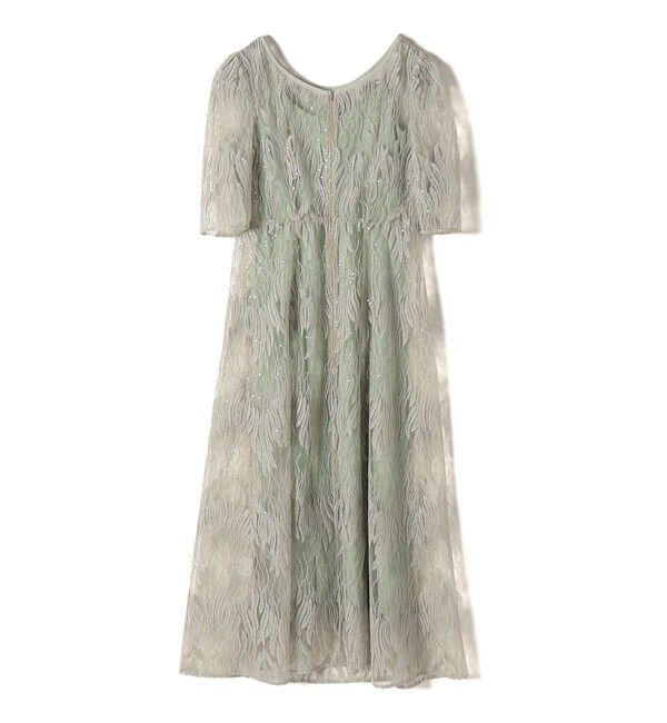 SHIPS for women「kaene:スパンコール 刺繍 ワンピース（セレモニー対応可）」|ワンピース|