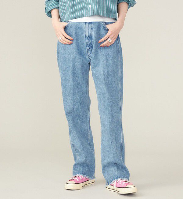 SHIPS for women「SHIPS NINE CASE:〈手洗い可能〉カットオフ デニム◇」|デニム|