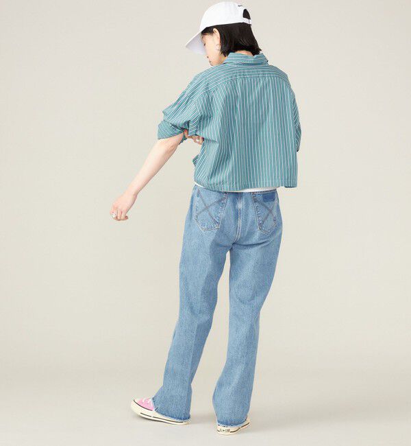 SHIPS for women「SHIPS NINE CASE:〈手洗い可能〉カットオフ デニム◇」|デニム|