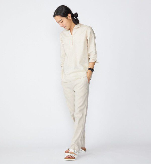 SHIPS「SHIPS: SOLOTEX(R) リネン 7スリーブ カプリシャツ」|シャツ・ブラウス|