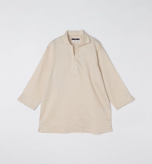 SHIPS「SHIPS: SOLOTEX(R) リネン 7スリーブ カプリシャツ」|シャツ・ブラウス|