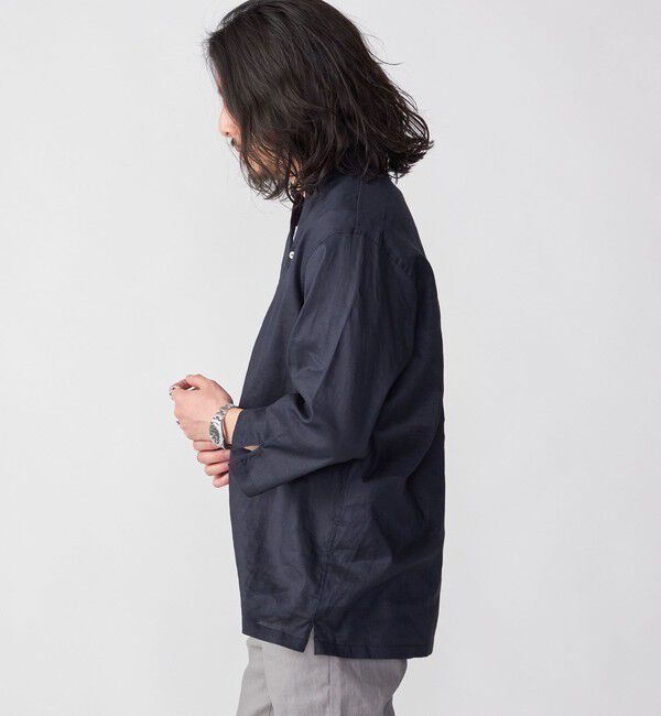 SHIPS「SHIPS: SOLOTEX(R) リネン 7スリーブ カプリシャツ」|シャツ・ブラウス|