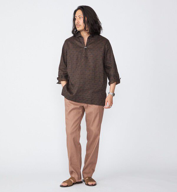 SHIPS「SHIPS: SOLOTEX(R) リネン 7スリーブ カプリシャツ」|シャツ・ブラウス|