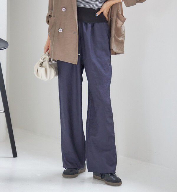 SHIPS for women「《一部追加予約》〈手洗い可能〉ツイル ドロスト パンツ」|その他|