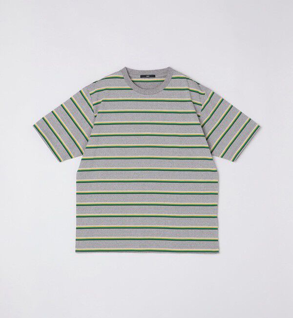 SHIPS「SHIPS: TEXBRID(R) リネン グラデーション ボーダー Tシャツ」|Tシャツ・カットソー|